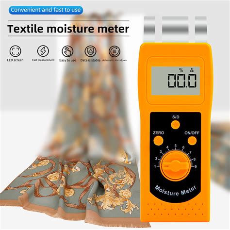 Textile Moisture Meter Brand manufacturer|moisture meter for garments.